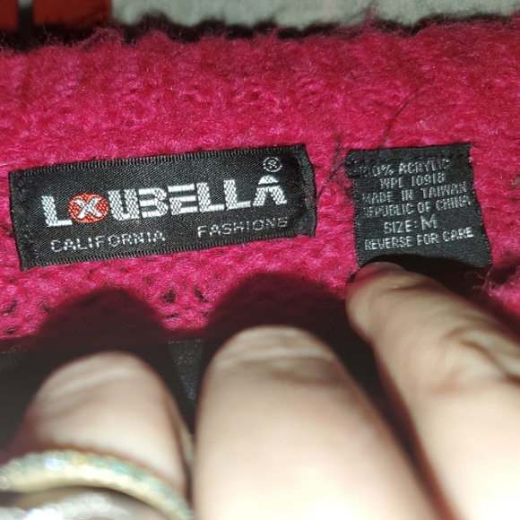 2 for $40! GUVC fuchsia sweater, butterfly sleeves med - Picture 5 of 6